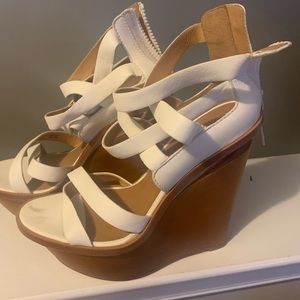 L.a.m.b espadrille wedges